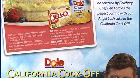 Dole 'California Cook-Off' Contest FSI