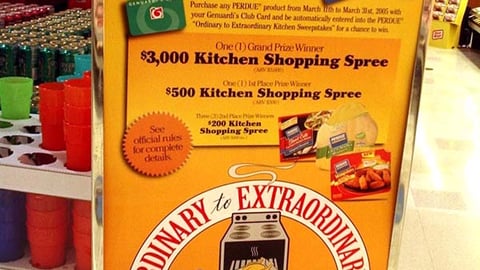 Genuardi's/Perdue Stanchion Sign