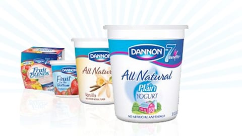 Dannon '7Benefits' Packaging