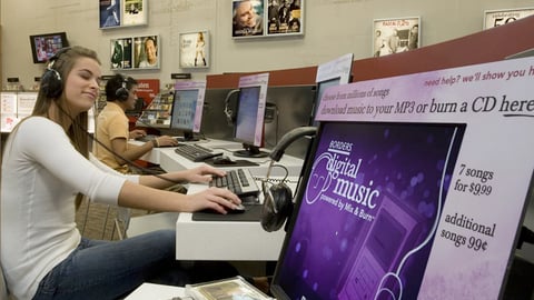 Borders Concept Store Digital Music Station