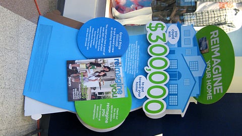 'Sears' Home Giveaway' Standee