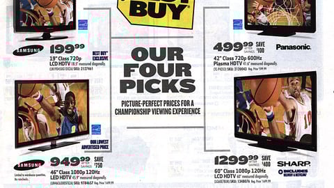 Best Buy 'Our Four Picks' Circular Cover