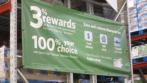 Sam's Club 'Membership Rewards' Banner