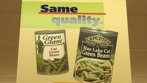 Save-A-Lot 'Same quality. Lower price' Ceiling Sign