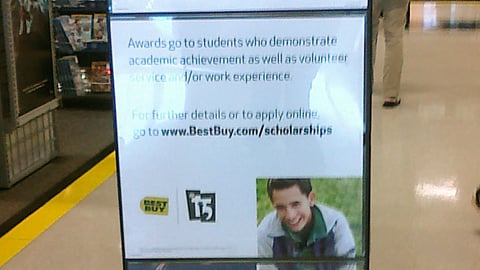 Best Buy @15 'Unleash Your Potential' Stanchion