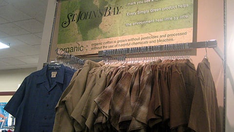 JCPenney St. John's Bay 'Simply Green' Endcap