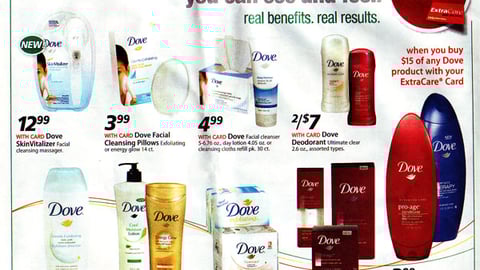 CVS Dove Extra Bucks Offer