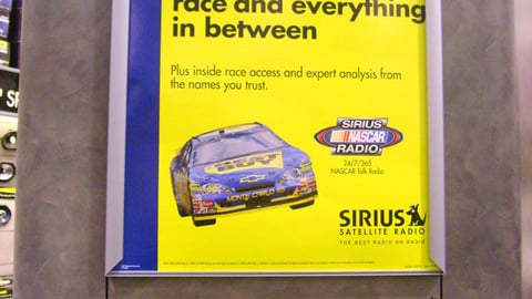 Sirius NASCAR Sign