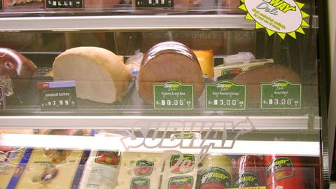 Pathmark Subway Cooler Cling