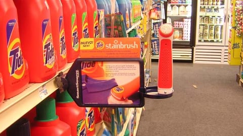 Tide StainBrush Shelf Talker