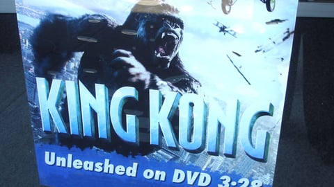 King Kong Window Sign