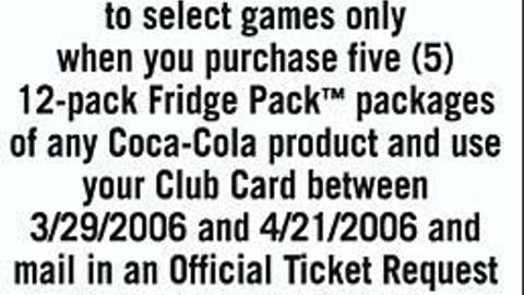 Genuardi's/Coke Baseball Feature