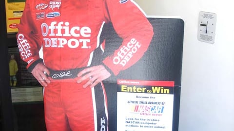 Office Depot NASCAR Standee