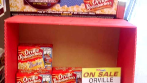 Orville Redenbacher Shipper