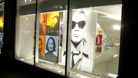 Gap Andy Warhol Window Display