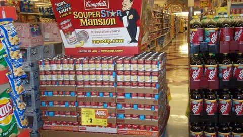 Albertsons/Campbell's Pallet Display