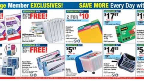 Office Depot Advantage Feature Back