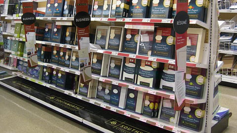 Office Depot Southworth Paper In-Line Display