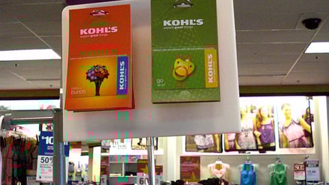 Kohl's Mother's Day Gift Card Merchandiser