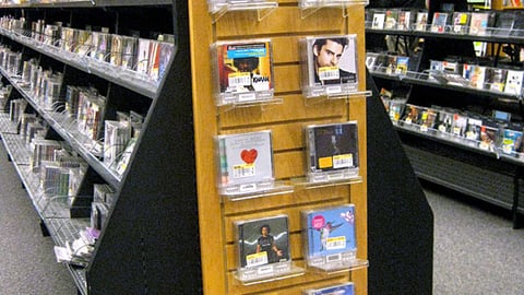 Borders Music Endcap