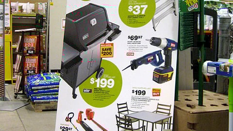 Home Depot 'More Spring to Your Budget' Poster