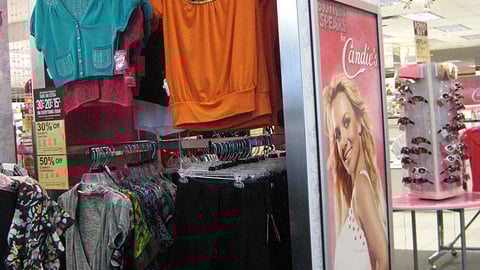Kohl's Candie's Britney Spears Display