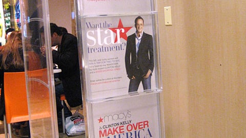 Macy's 'Make Over America' Stanchion