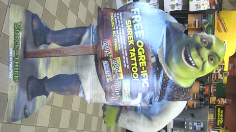 Mars 'Shrek the Third' Standee
