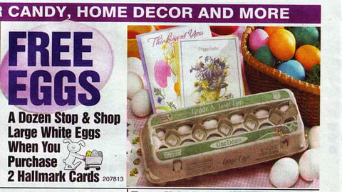 Stop & Shop 'Free Eggs' Feature