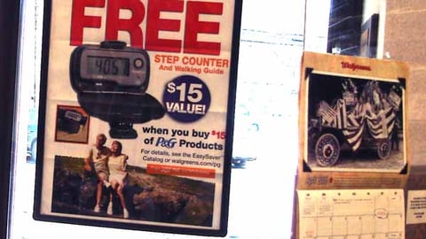 Walgreens/P&G Window Cling