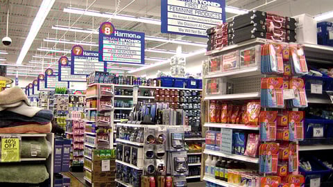 Bed Bath & Beyond Harmon Aisle Signs