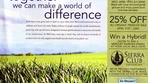 Wild Oats Earth Day Event Feature