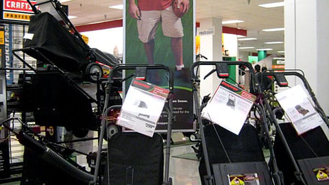 Sears Snapper Pole Sign 