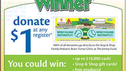 Stop & Shop 'Triple Winner' Feature