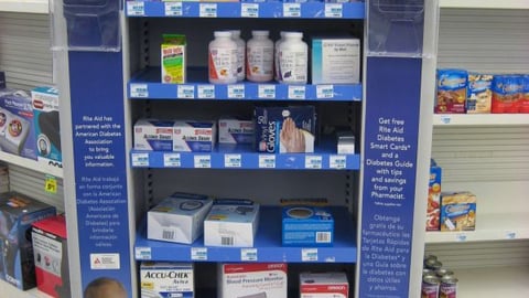 Rite Aid Allergy Floorstand