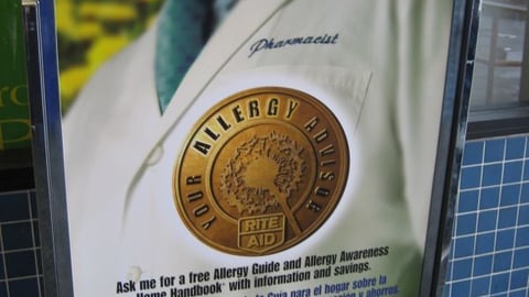 Rite Aid Allergy Stanchion 