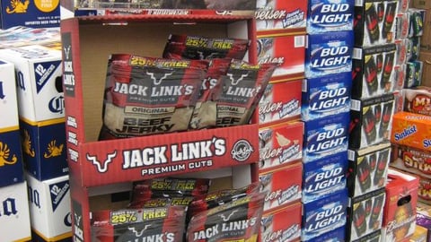 Jack Link's Instant-Win Floorstand