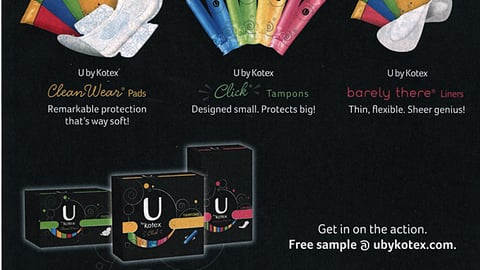 U by Kotex 'New Attitude' FSI