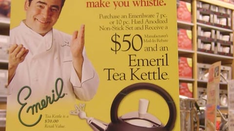 Linens 'n Things Emerilware Counter Card