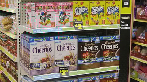 General Mills Dollar General 'Support Literacy' Endcap