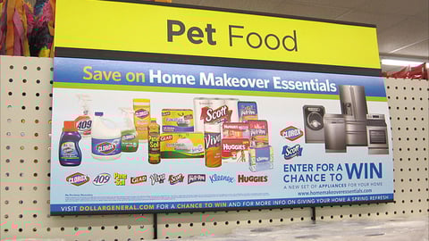 Dollar General 'Home Makeover Essentials' Header