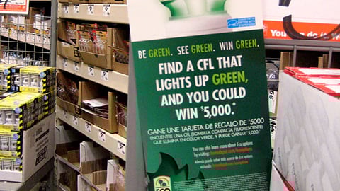 The Home Depot Promotional Violator