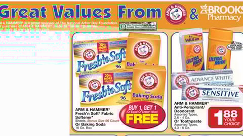 Eckerd/Brooks Arm & Hammer Feature