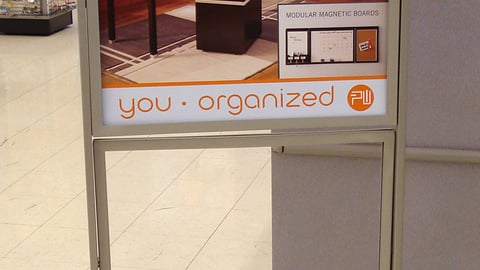 OfficeMax you.organized Stanchion Sign