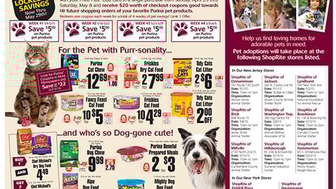 ShopRite 'National Pet Month' Feature