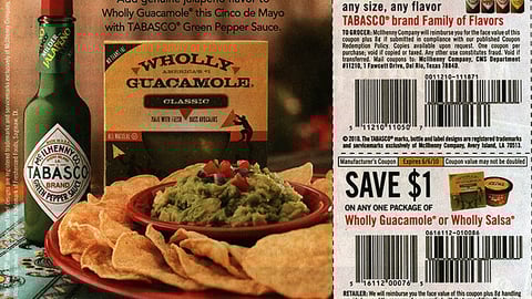 Wholly Guacamole Tabasco Cinco de Mayo FSI