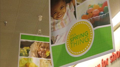 Jewel-Osco 'Spring Thing' Ceiling Banners
