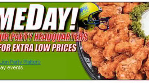 Food Lion Super Bowl Promotion