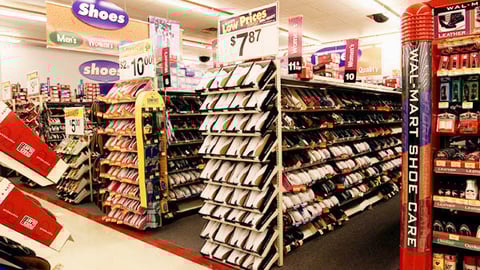 Wal-Mart Shoe Dept.