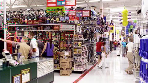 Wal-Mart Sporting Goods Dept.